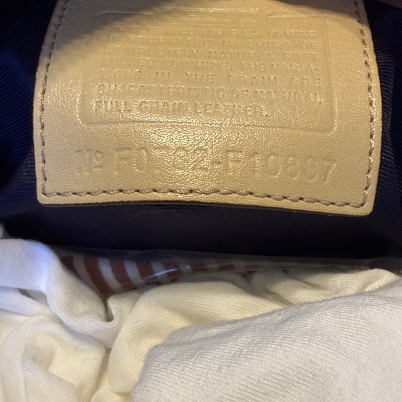 Coach Chelsea Beige and Dark Brown Leather Satchel 2007 main image 3